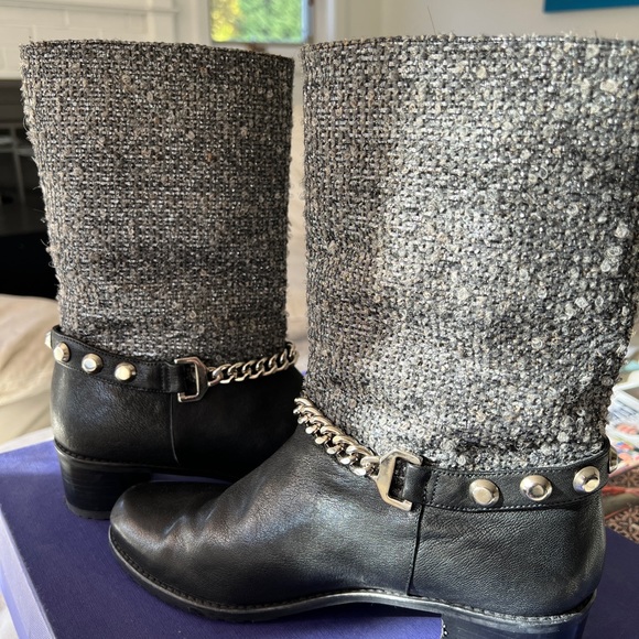 Stuart Weitzman Citylink Black vecchio Napa boot - Picture 2 of 4